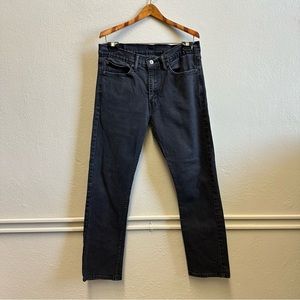 LEVI'S Men's 513 Slim Straight Leg Black Label Jeans Size 34X32